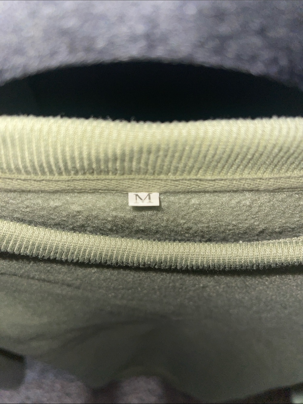 Men's Crewneck Sweatshirt - Light Sage - Picture 4 of 4
